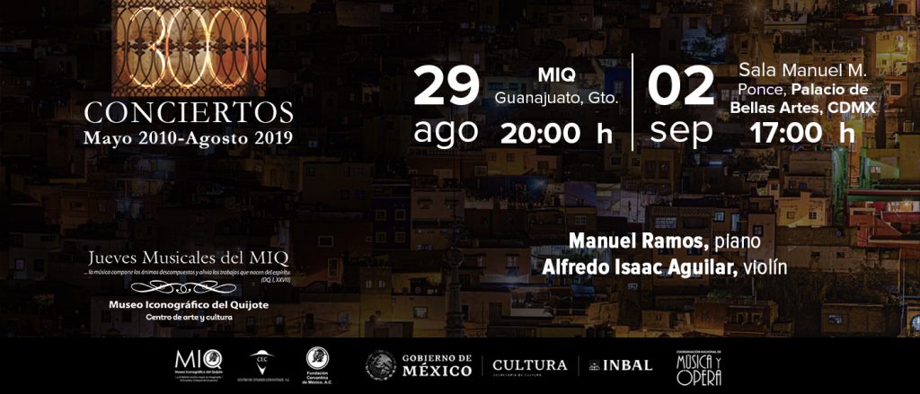 Jueves Musicales del MIQ presenta al Dúo Manuel Ramos y Alfredo Isaac Aguilar