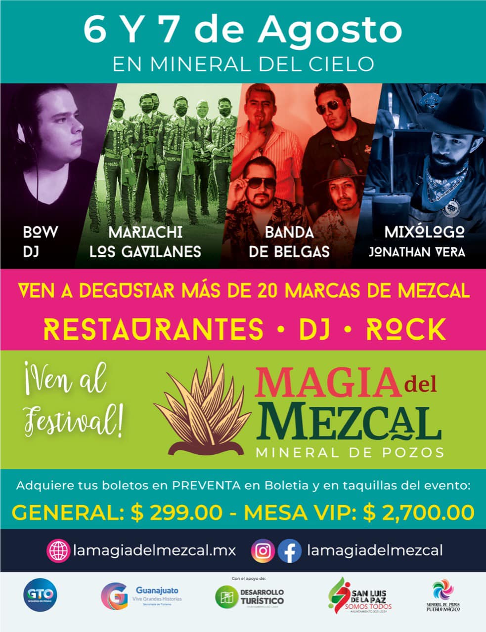 1ER FESTIVAL LA MAGIA DEL MEZCAL 2022 Agenda de Eventos de Guanajuato